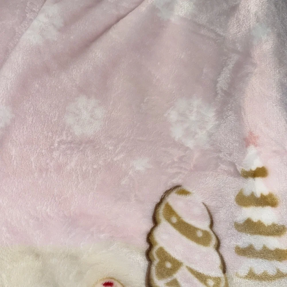 Envogue Plush Oversized Faux Fur Throw Gingerbread Blanket